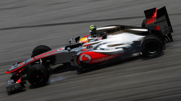 Lewis Hamilton, treino GP Malásia (Foto: Getty Images)