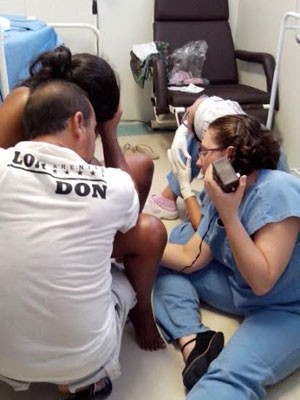 Leila trabalha em parto humanizado, dando autonomia à mulher (Foto: Leila Katz / Acervo Pessoal)