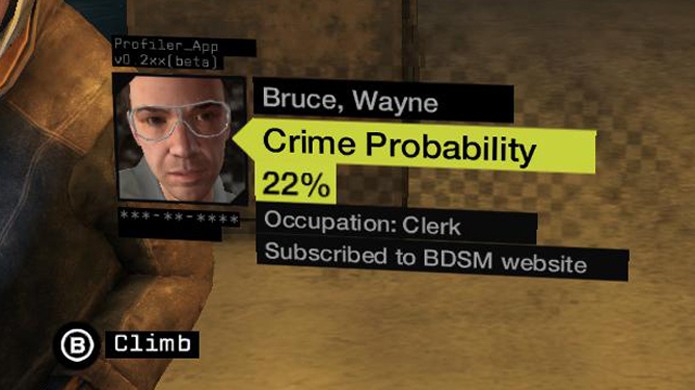 Uma pequena piada com Bruce Wayne sugere que Batman goste um pouco demais de couro (Foto: Kotaku)