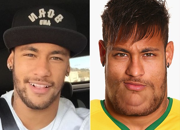Famosos Fat - Neymar (Foto: Reprodução/EGO)