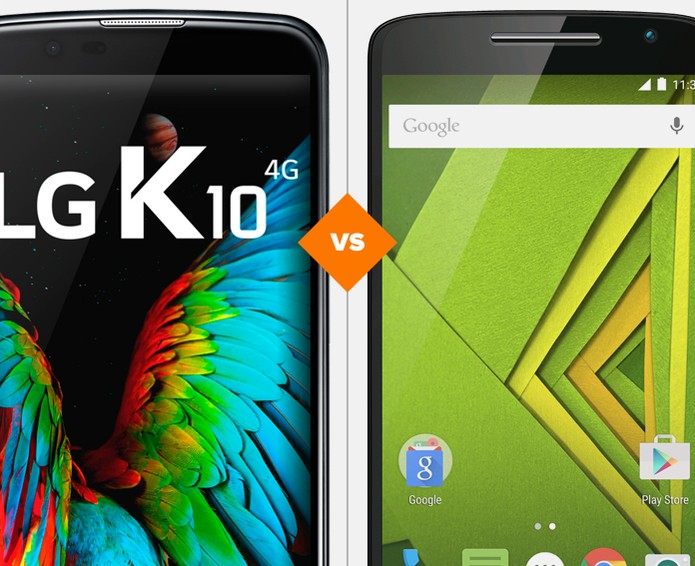 LG K10 ou Moto X Play: qual celular comprar (Foto: Arte/TechTudo) LG K10 ou Moto X Play: qual celular comprar (Foto: Arte/TechTudo)
