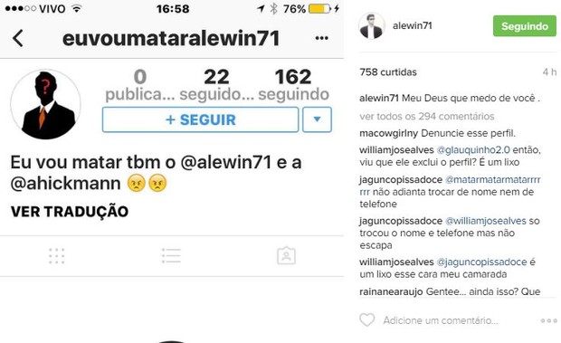 Marido de Ana Hickmann mostra novas ameaças (Foto: Instagram / Reprodução)