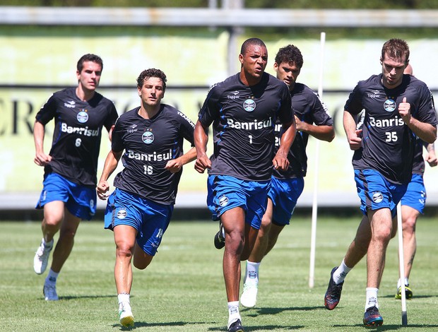 grêmio reapresentação olímpico treino dida (Foto: Lucas Uebel/Grêmio FBPA)