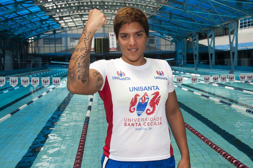 Ana Marcela Cunha é uma das mais experientes da equipe Unisanta (Foto: Divulgação/Unisanta)