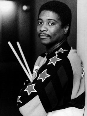 Ricky Lawson em foto de 23 de fevereiro de 1988 (Foto: AP Photo/Detroit Free Press/Steven R. Nickerson)