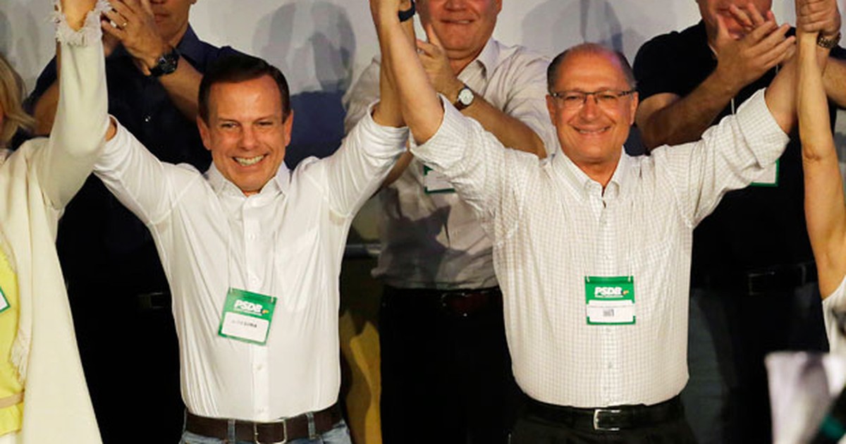 G1 PSDB oficializa a candidatura de João Doria à Prefeitura de SP