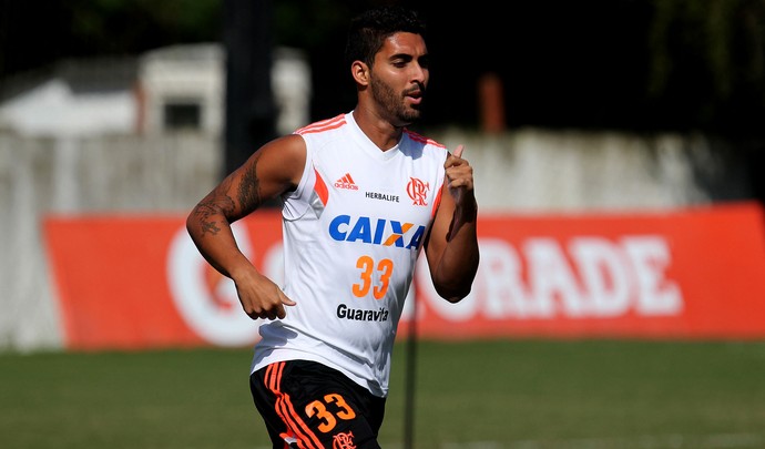 Frauches Flamengo treino (Foto: Gilvan de Souza)