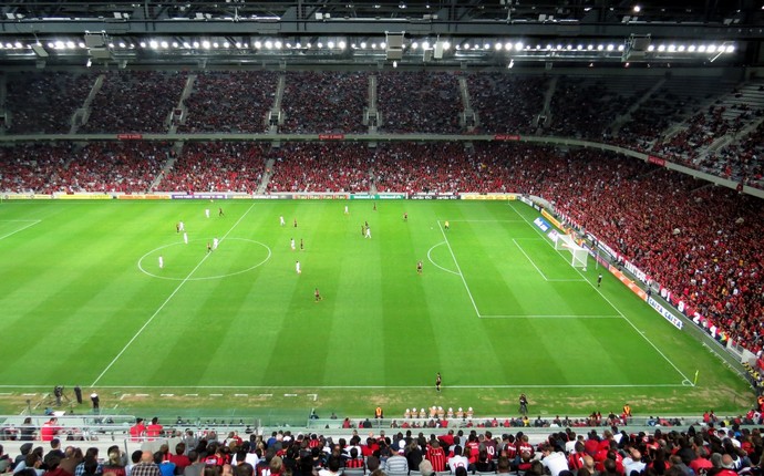 Arena da Baixada Atlético-PR Palmeiras (Foto: Fernando Freire)
