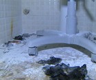 Dupla ateia fogo em dentista em  São José, SP (Reprodução/TV Vanguarda)