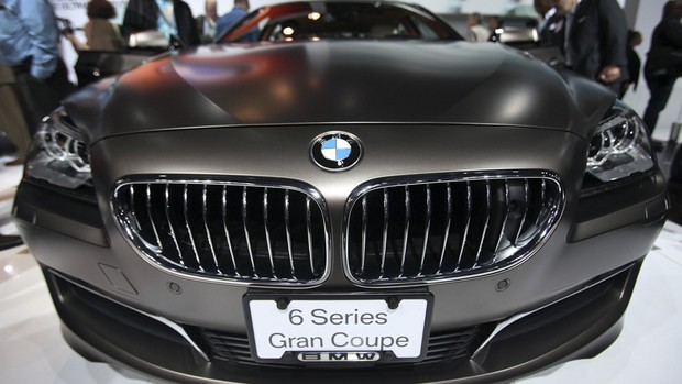 BMW Série 6 Grand Coupé pode ser visto pelo público do Salão de Nova York (Foto: Shannon Stapleton/Reuters)