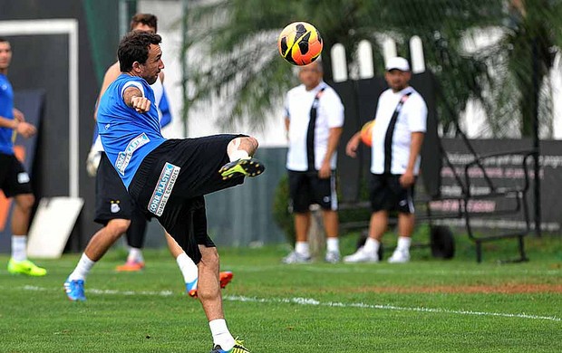 Atacante Thiago Ribeiro treino Santos (Foto: Ivan Storti / Santos FC)