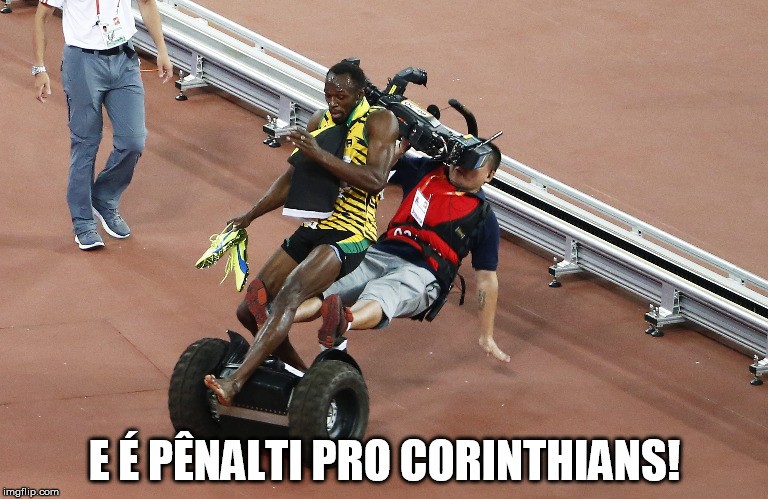 Internautas fazem meme com carrinho de câmera em Usain Bolt - Mundial de Atletismo - Pequim