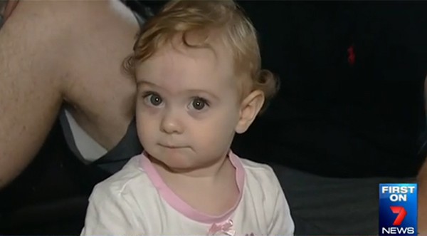Giana havia parado de respirar, mas passa bem (Foto: Reprodução) Giana havia parado de respirar, mas passa bem (Foto: Reprodução)