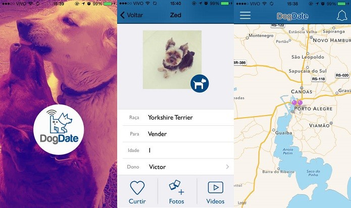 Crie um perfil para o seu cão e interaja com outros donos (Foto: Divulgação/AppStore)