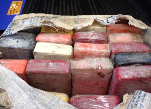 Pescadores fisgaram carregamento de cocaína no Golfo do México, avaliado em R$ 5 milhões (Foto: Divulgação/Okaloosa County Sheriff)