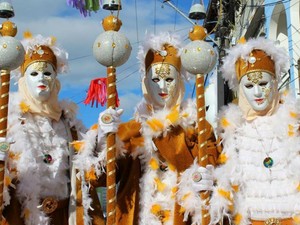 Festa em Maragojipe  ainda tem concurso máscaras (Foto: F rancisco ​​Gomes​/Divulgação)