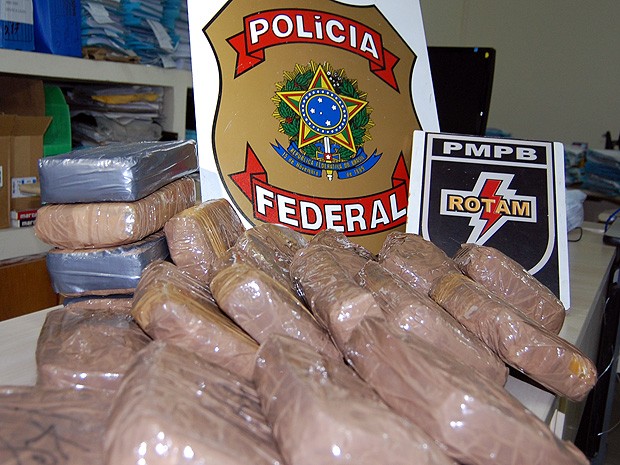 Polícia fez a maior apreensão de cocaína do ano na Paraíba (Foto: Divulgação/Polícia Federal)