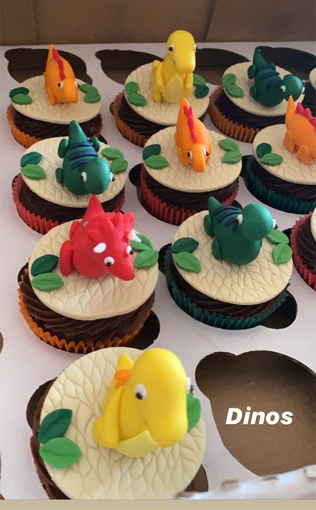Rafa Brites escolheu o tema dinossauros para festa de Rocco (Foto: Reprodução / Instagram) Rafa Brites escolheu o tema dinossauros para festa de Rocco (Foto: Reprodução / Instagram)