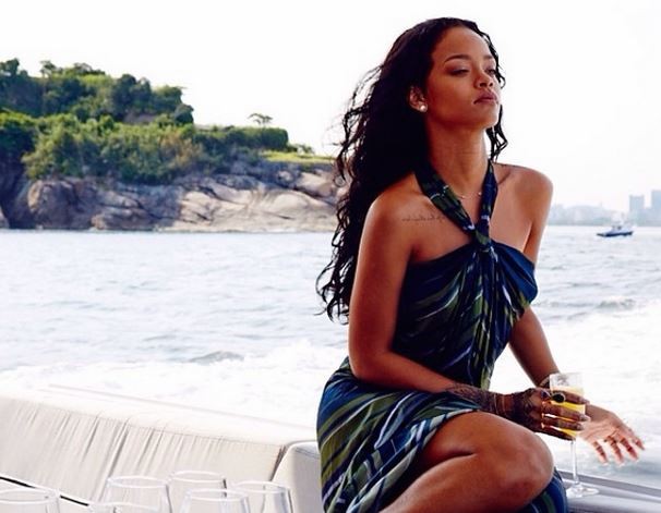 Rihanna posta foto no Brasil (Foto: Instagram/Reprodução)