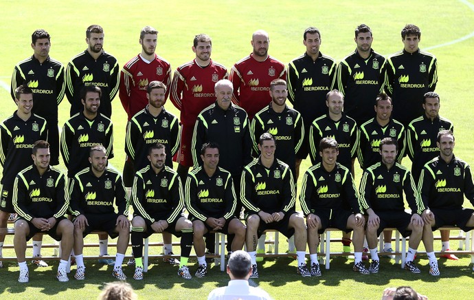 Foto jogadores Espanha (Foto: Efeservicios)