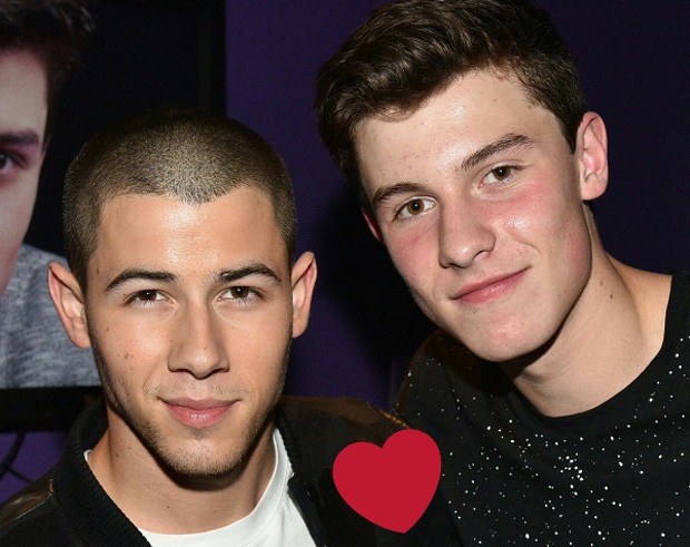 Nick Jonas e Shawn Mendes (Foto: Reprodução) Nick Jonas e Shawn Mendes (Foto: Reprodução)