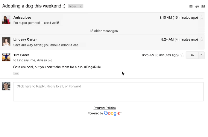 Usuários do Gmail recebem Mic Drop e não entendem como funciona (Foto: Divulgação/Google) Usuários do Gmail recebem Mic Drop e não entendem como funciona (Foto: Divulgação/Google)