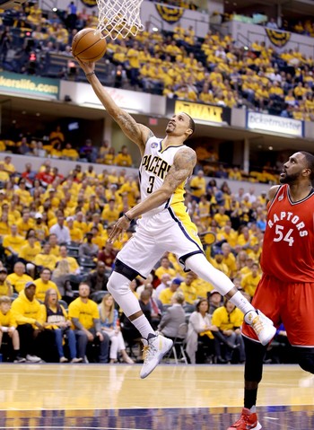 Toronto Raptors x Indiana Pacers - Jogo 6 George Hill (Foto: Getty Images)