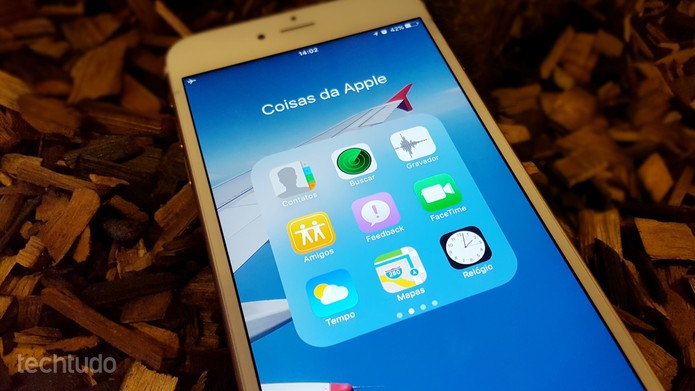 Vai dizer que você não tem uma pasta com os apps obrigatórios da Apple? (Foto: Thássius Veloso/TechTudo) Vai dizer que você não tem uma pasta com os apps obrigatórios da Apple? (Foto: Thássius Veloso/TechTudo)
