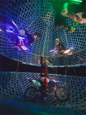 Globo da Morte está entre atrações do Le Cirque (Foto: Divulgação)