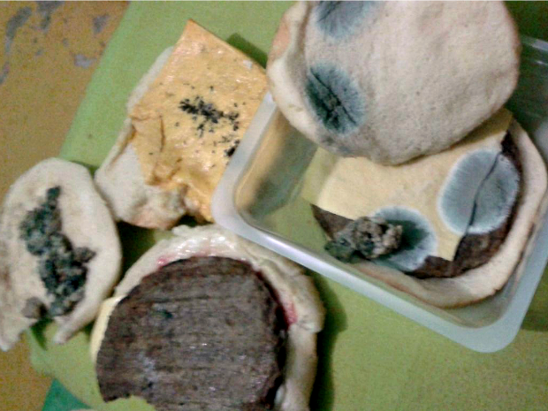 Presos denunciam comida estragada dentro de presdio (Foto: Arquivo Pessoal)