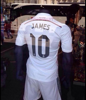 Camisa do Real James Rodríguez (Foto: Reprodução / Twitter)