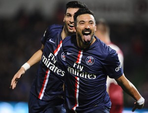 Lavezzi gol PSG (Foto: AFP) Lavezzi gol PSG (Foto: AFP)