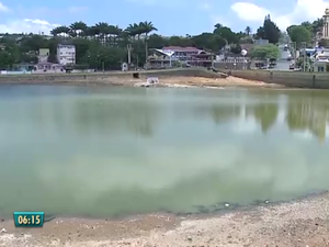 Lago é um dos pontos turísticos de Triunfo  (Foto: Reprodução/TV Globo)