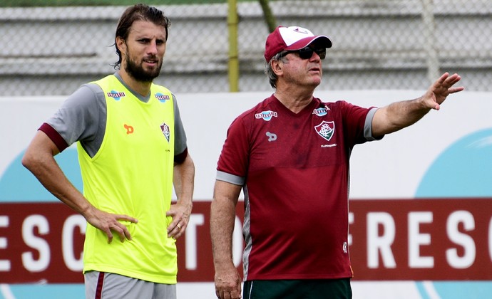Henrique e Levir Culpi, Fluminense (Foto: Mailson Santana/Fluminense FC)