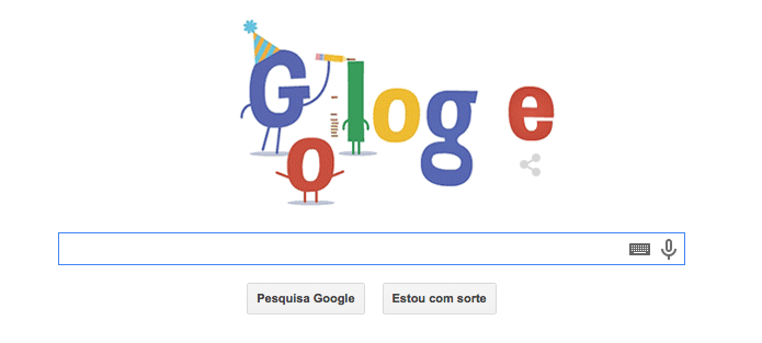 Google faz aniversário no dia 27 de setembro (Foto: Reprodução/Google)