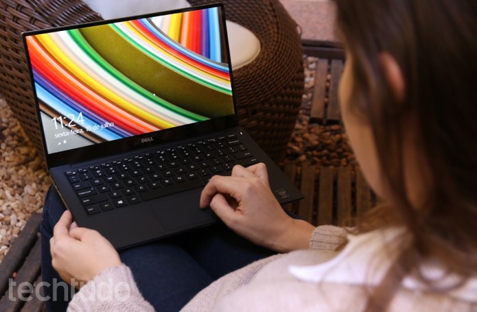 tela dell xps 13 (Foto: Raíssa Delphim/TechTudo) tela dell xps 13 (Foto: Raíssa Delphim/TechTudo)