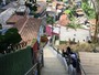Descida das Escadas de Santos tem nova pista, mais estreita e íngreme