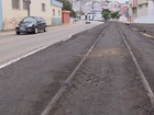 Moradores criticam asfaltamento de trilhos de trem em Três Corações, MG