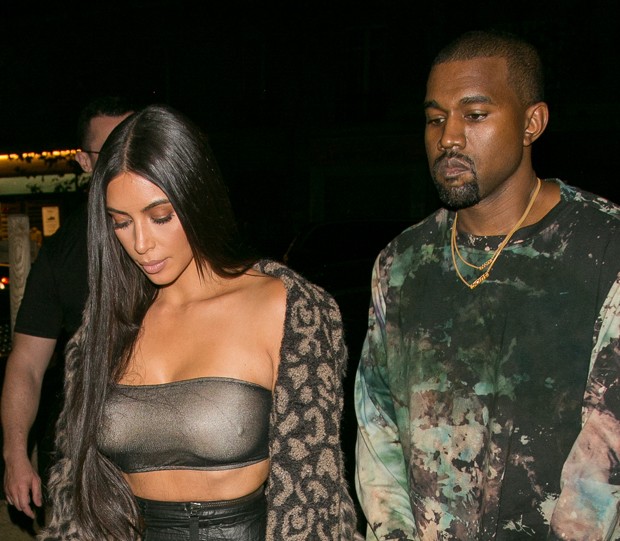 Kim Kardashian e Kanye West (Foto: Marc Piasecki/GC Images)