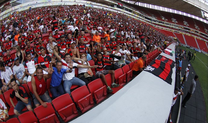 Torcida Flamengo Mané Garrincha (Foto: Gilvan de Souza / Flamengo)