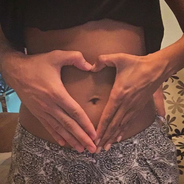 Aline Dias de Malhação confirma gravidez nas redes sociais (Foto: Reprodução / Instagram)