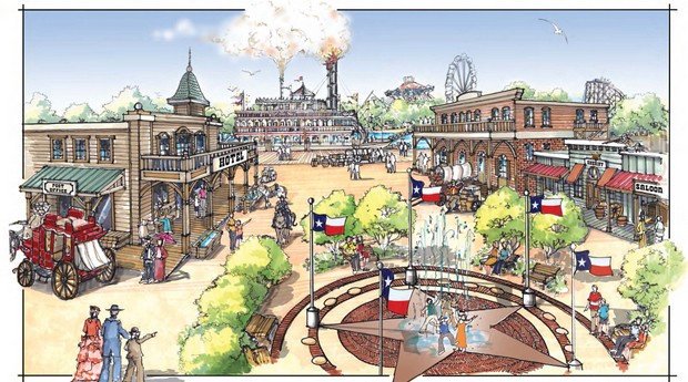 Parque temático que será construído no Texas (Foto: Divulgação)