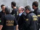 Preso pela 2ª vez, ex-presidente da OAS chega à sede da PF em Curitiba