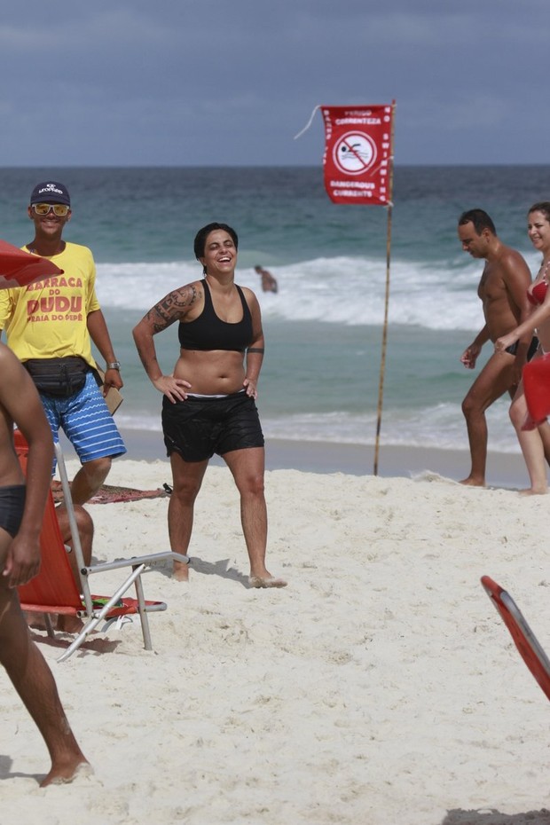 Thammy Miranda na praia (Foto: Dilson Silva / Agnews) Thammy Miranda na praia (Foto: Dilson Silva / Agnews)