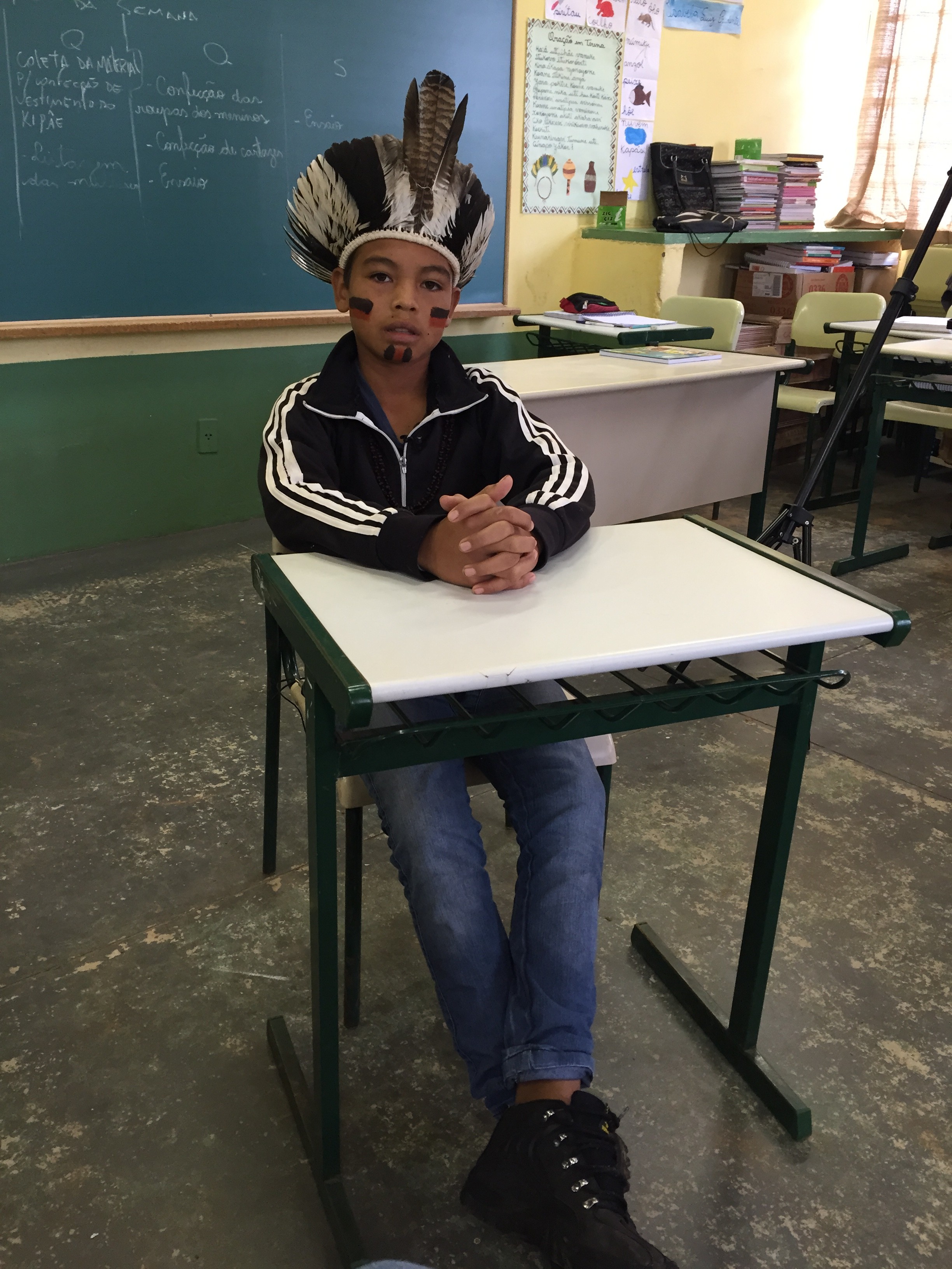 Escola indígena fica na zona rural de Avaí, à 90 km de Bauru (Foto: Arquivo/Produção)