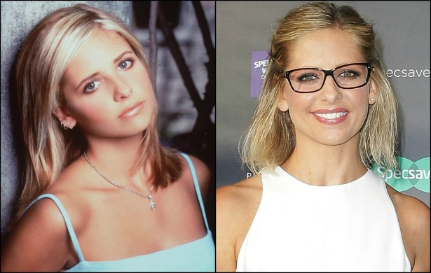 Em outubro de 1998, quando tinha apenas 21 anos de idade, Sarah Michelle Gellar já era nome conhecido em Hollywood graças aos trabalhos no filme 'Eu Sei O Que Vocês Fizeram No Verão Passado' (1997) e, claro, na série 'Buffy: A Caça-Vampiros' (1997–2003). A atriz hoje está com 37 anos. (Foto: Getty Images)