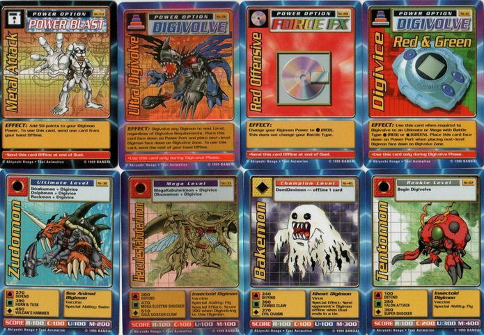Digimon gerou vários card games (Foto: Divulgação)