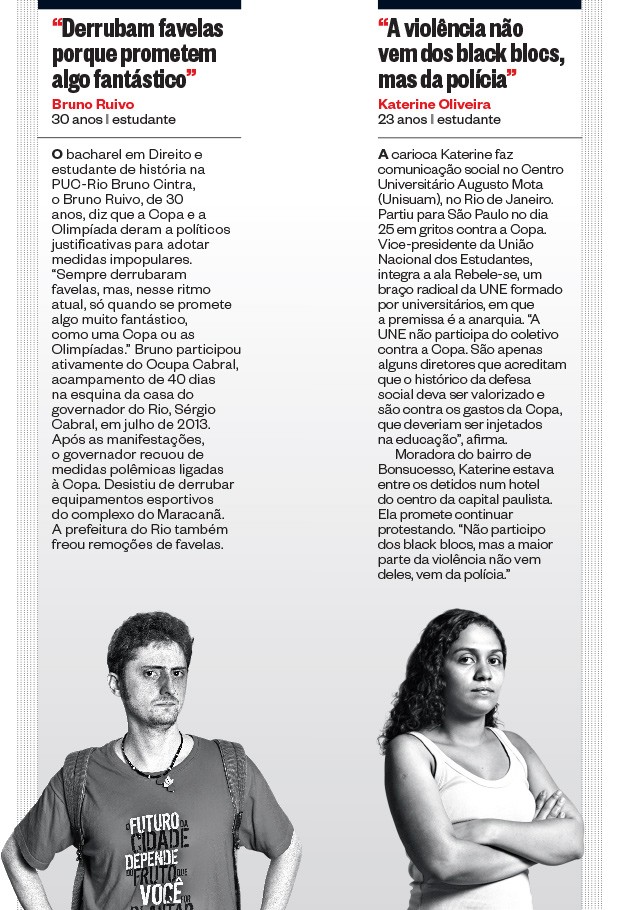 Bruno Ruivo e Katerine Oliveira  (Foto: Filipe Redondo/ÉPOCA e Tomás Rangel/ÉPOCA)