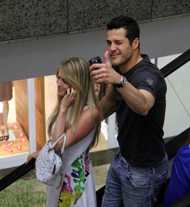 Julio Cesar e Susana Werner (Foto: Marcus Pavão / AgNews)