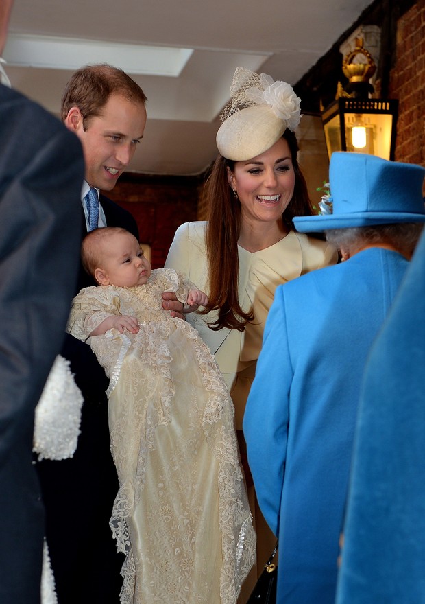 Príncipe William, Kate Middleton e Rainha Elizabeth (Foto: Getty Images/Agência)